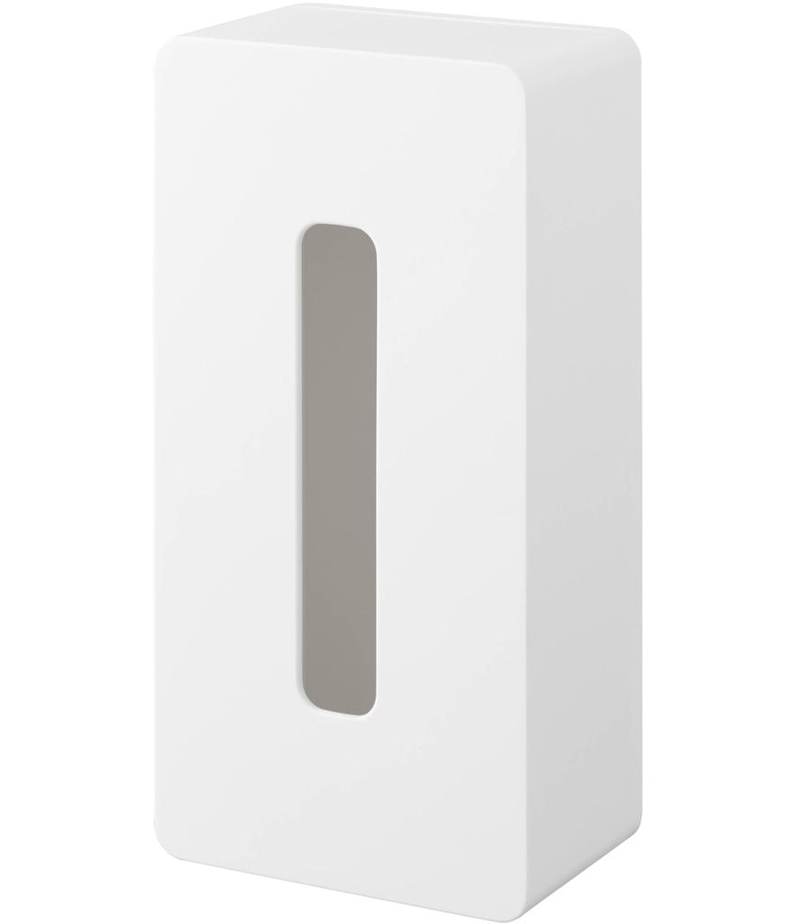 Yamazaki Tower Film Hook Tissue Regular X X Floating Storage for Kitchen 5587 Box, Size, White, Approx. W26.2 D13.2 H8.3cm, Paper,