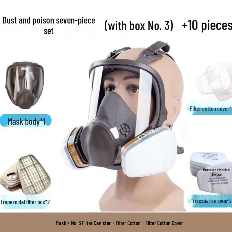 Full Face Gas Mask Kit