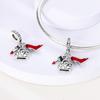 925 Sterling Silver Charms Pendant Perfume Bottle Lipstick High Heels Charming Women's Charms Fit Original Bracelet Jewelry Gift