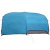 Tunnel Tent with Roof and Storage Blue 410 x 285 x 198 cm Taffeta