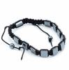 Magnetic Hematite Bracelet Flat Cube Beads