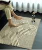 High-end Door Mats Non Slip Entrance Doormat Rubber Bottom Water Absorbent Bathroom Carpet Plaid Weave Rugs Hallway Floor Mats