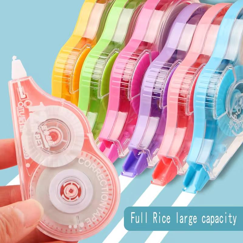 Correction Tape 6 Packs 72 Meters In Total Affordable Packs Large Capacity Correction Tape Student Correction Tape White