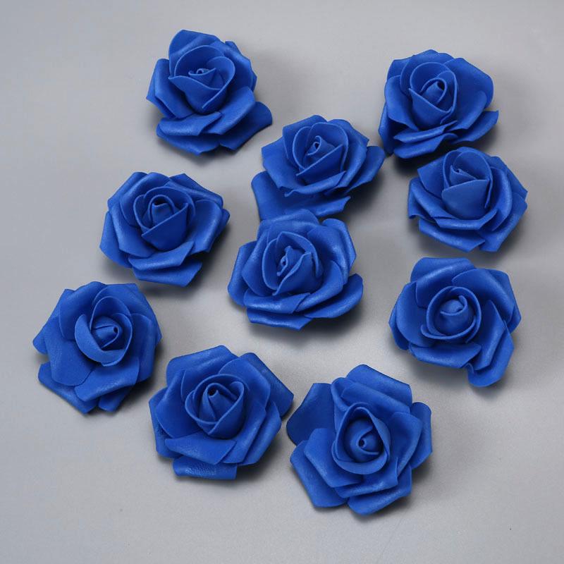 Free Shipping Foam Rose Heads - 5 Layer, 6.5cm Diameter, Artificial PE Flower Balls
