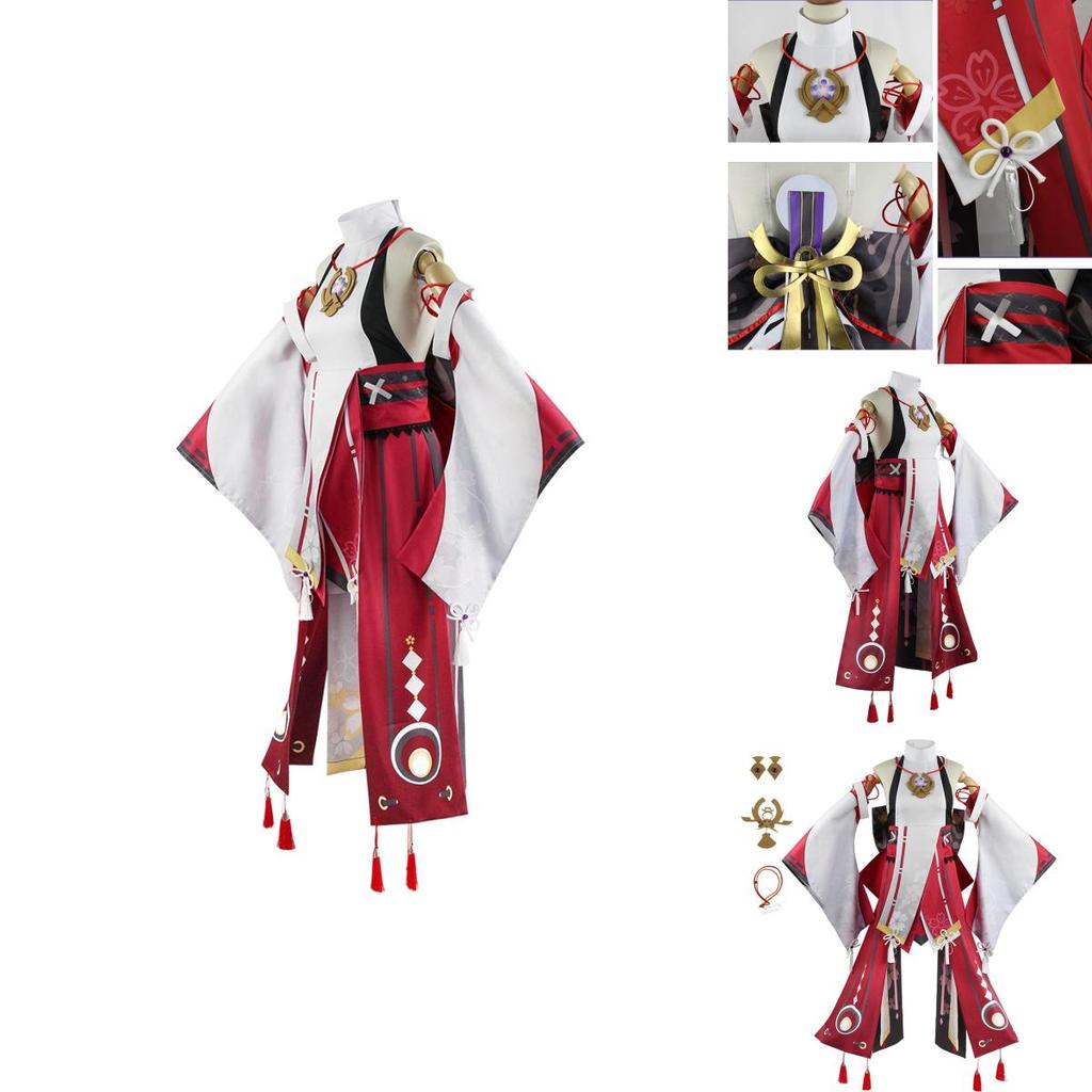 Yae Miko Guuji Yae Cosplay Costume Uniform Outfits For Halloween
