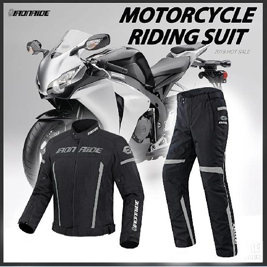 Waterproof Motorcycle Jacket Motorcross Jacket Pants Moto Jacket Windproof Riding Racing Motorbike Clothes With Protective Gear