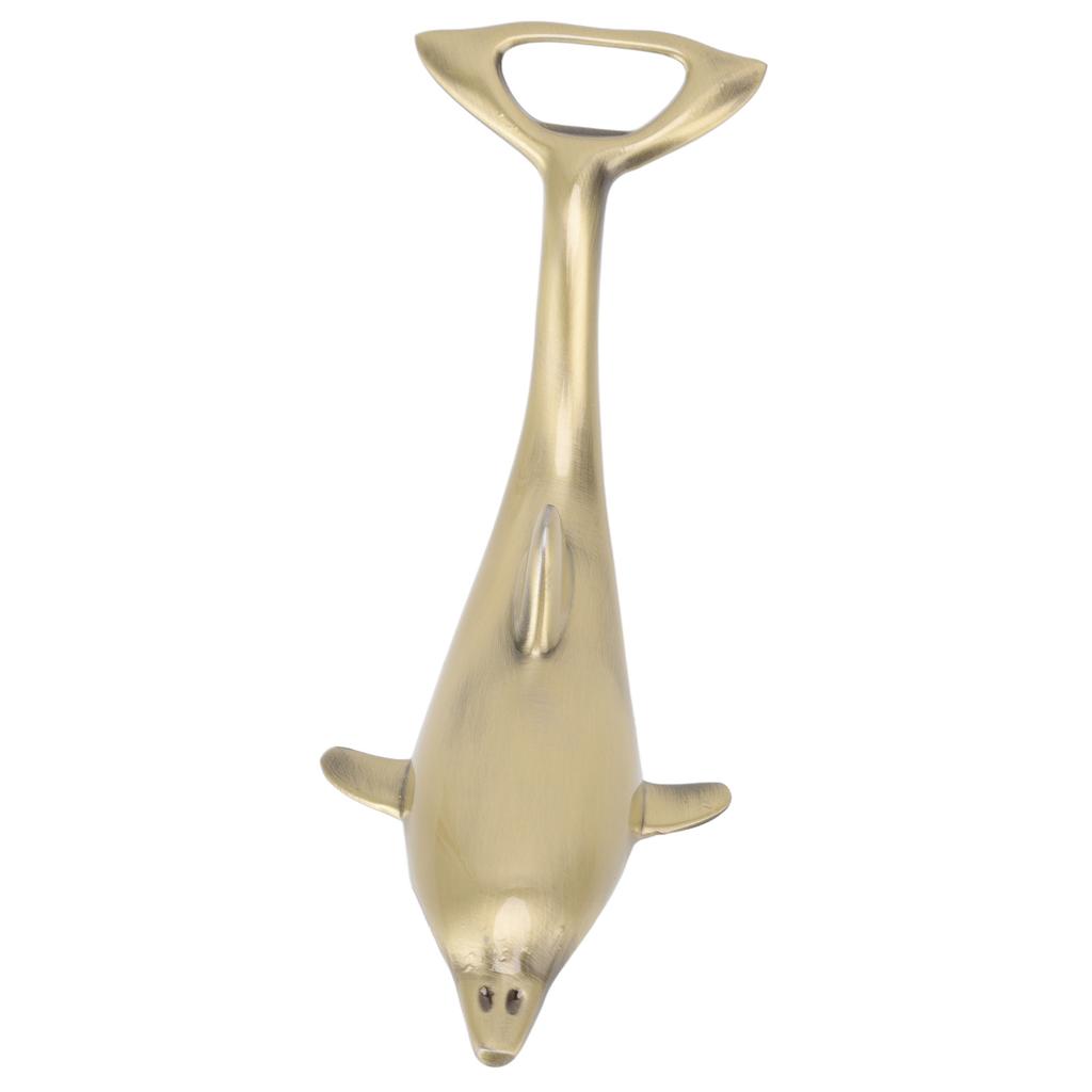 Dolphins Bottle Opener Effort Saving Cute Appearance Metal Beer Opener for Household Parties Restaurants