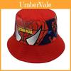 Spider Man Cartoon Printed Kids Fisherman Hat With Sun Protection For Outdoor Play
