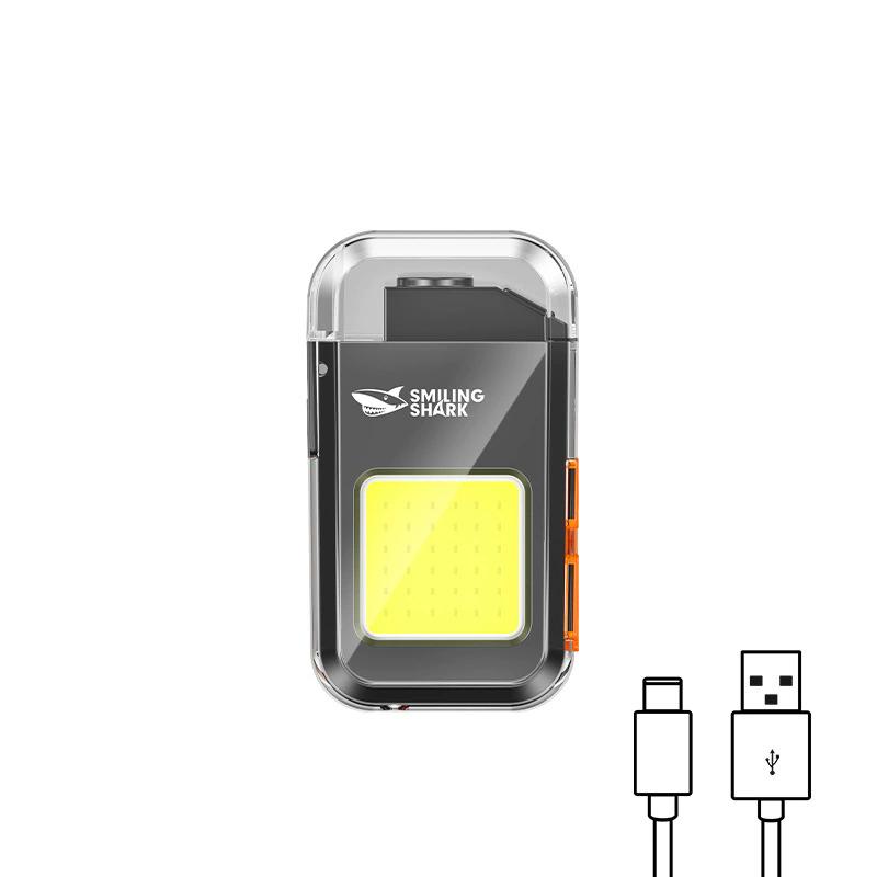 Thermal Wire Lighter With Flashlight Windproof Cigarette Light Portable Type-C Rechargeable Edc Flashlight For Outdoor Emergency