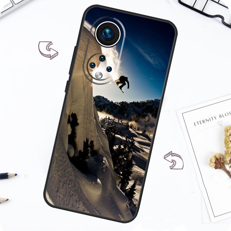 Cool Sports Snowboarding Case For Honor Magic 7 Lite 5 6 Pro Honor 200 50 70 90 Lite X8b X9a X8a X8 X9 X9c X9b Cover
