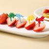 10Pcs Fruit Fork Dinosaur Shape Cake Fruit Toothpick Reusable Children Food Picks for Bento Lunch Decoration