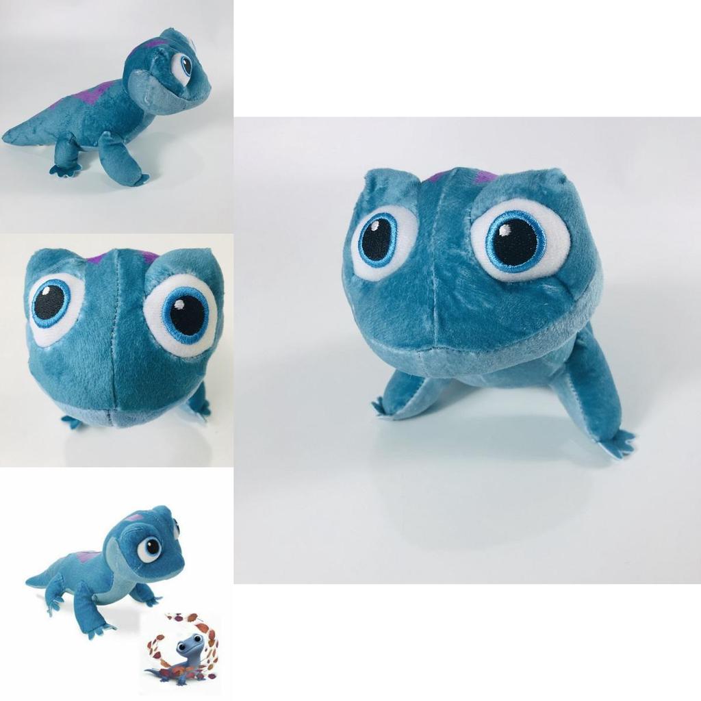 2 Fire Spirit Salamander Plush Doll Toy Soft Blue Lizard For Kids**