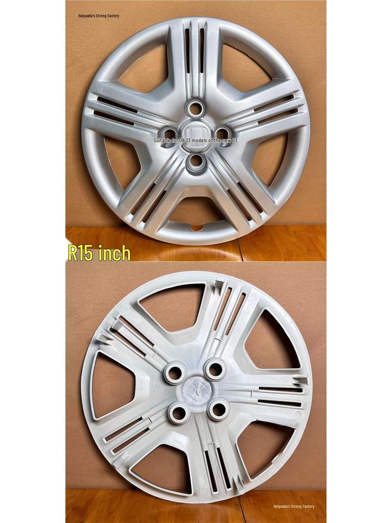 Fits 2009-2013 Honda Fit and 15-inch Honda City: Wheel Covers, Steel Rim Decor, Tire Caps, Wheels.