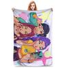 Huntrix Blanket  Soft Warm Print Plush Bedding Throws For Children Outdoor Flannel Bedspread Bed Cover