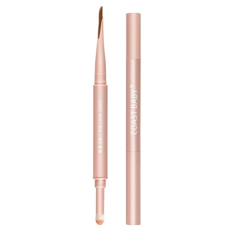 COAST BABY Crescent Dual-Ended Under-Eye Pen for Natural Highlight & Brightening Shadow - Unisex Student Party Use