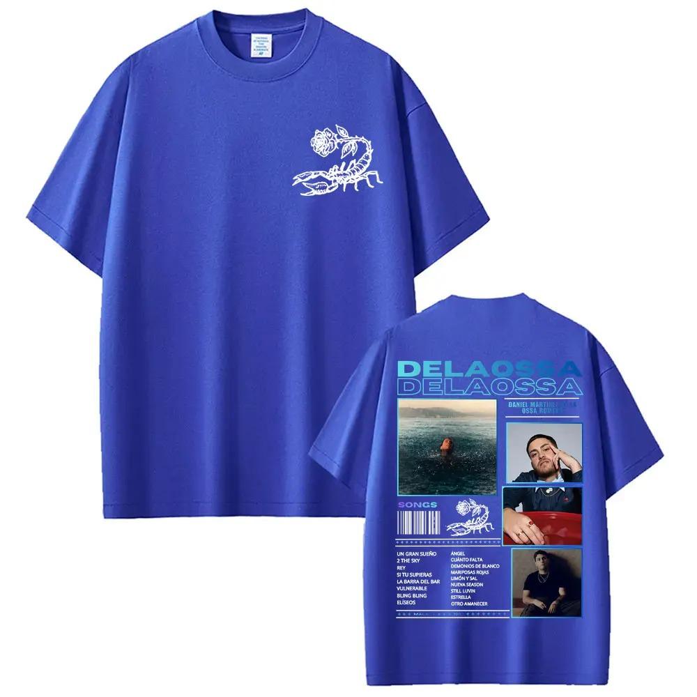 Rapper Delaossa Veneno 2026 New Album Tour TShirt Men Trendy Hip Hop Punk 100 Cotton Casual Oversized Women And Men Tshirt