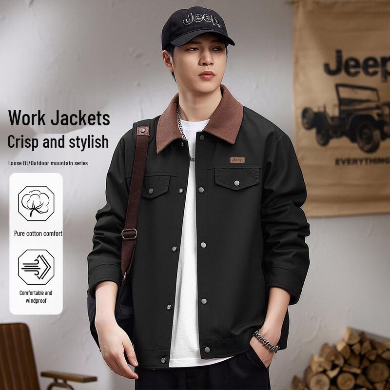 Jeep Men s Fashion Retro Casual Jacket 3XL