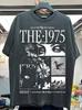 The 1975 Band Tour Grafik Kurzarm Schwarz Farbe Unisex T-Shirt Herren Damen Unisex T-Shirt