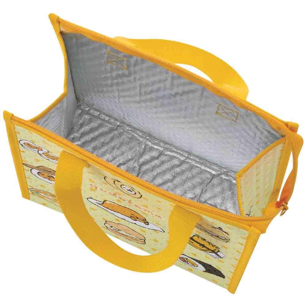 Skater Lunch Insulated x Sanrio Gudetama Bag, Non-Woven Fabric, Bag, 26.5 27cm, 21, FBC1-A