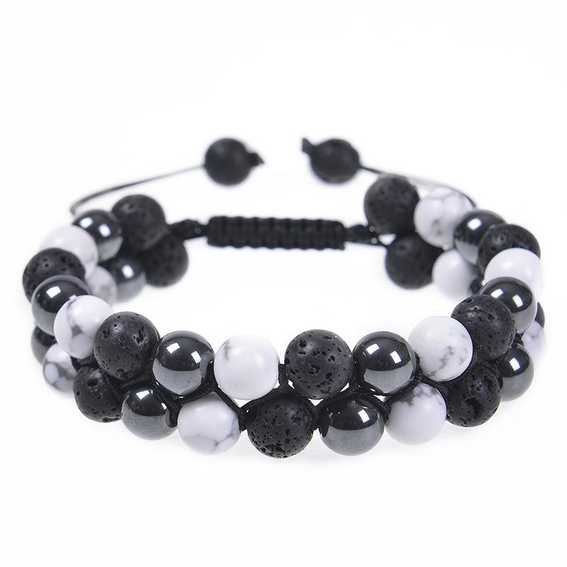 JYL TS Bracelet Adjustable Double-Layer  Beaded Supports Flexibility & Positive Change