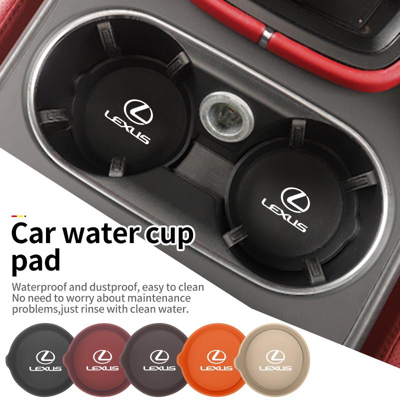 Car Silicone Coaster Water Cup Mat Console Drink Pad Accessories For Lexus UX250h RX450h CT200h RX400h NX300h RX350 RX300 GX470 YK4