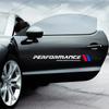 2 Stück Auto Performance Logo Auto Tür Seitenleiste Streifen Dekoration Aufkleber Für Bmw M Performance X1 X3 X4 X5 E87 F20 E36 E46 E90