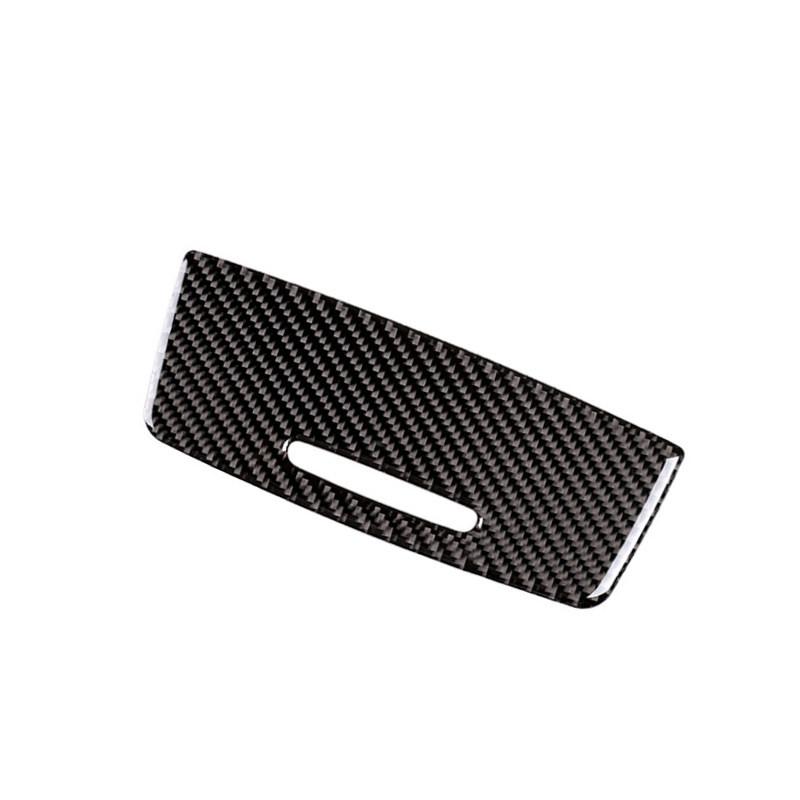 Carbon Fiber For BMW 3 Series E90 E92 E93 2005 - 2009 2010 2011 2012 Car Interior Center Console Cigarette Lighter Cover Trim