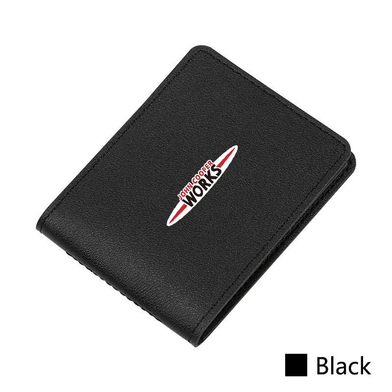Car Driver License Wallet ID Credit Card Holder Accessories For MINI WORKS One Cooper JCW Countryman Clubman Cabrio Paceman F60 Gzpxv22