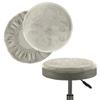 Bar Round Chair Cover Elastic Velvet Stool Cover Anti-Dirty Seat Protector Solid Color Removable Swivel Chair Cover Universal