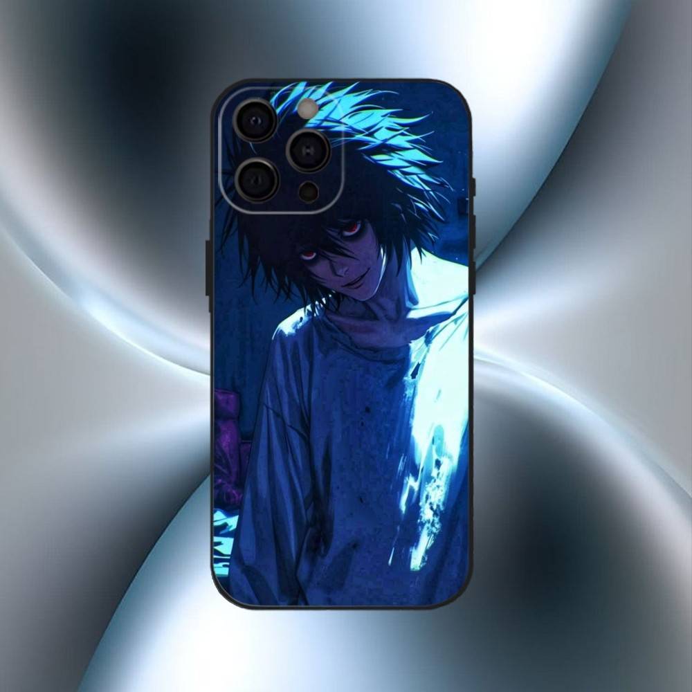Hot Anime Death Note L-l  Phone Case For iPhone17,16,15,14,13,12,11 Plus,Pro Max Soft Black Cover
