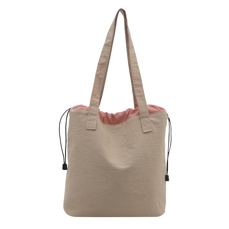 Casual simple and versatile bag women's 2025 summer large-capacity Korean version tote bag fashion trend shoulder bag