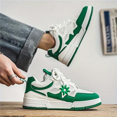 Sapatos Masculinos da Moda Tênis de Marca de Luxo Malha Respirável Sapato Casual Tendência Rua Sapatos de Skate para Homens Sapatos de Treino Tênis