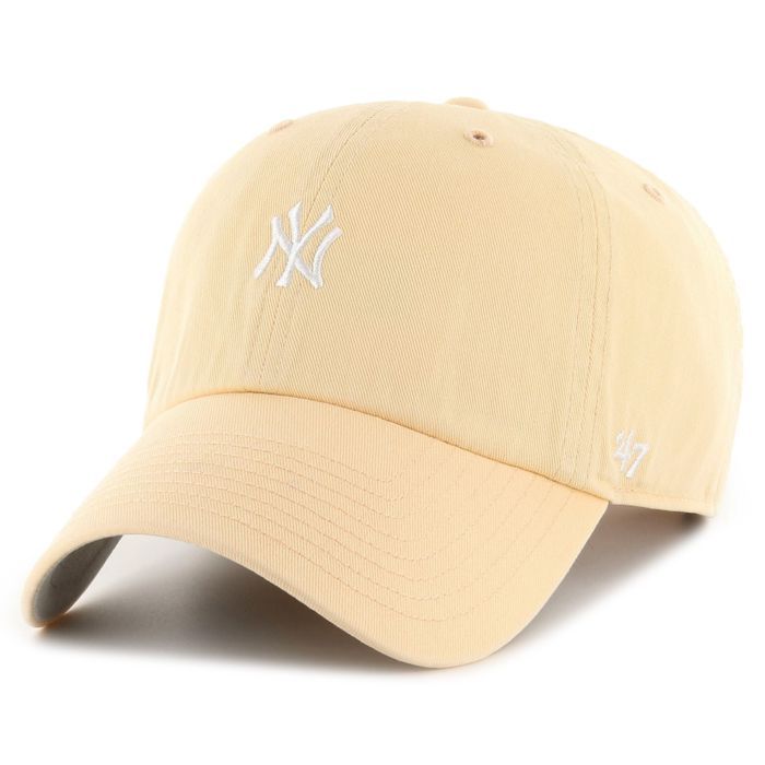 Casquette - 47 BRAND - New York Yankees - Ajustable - 100% coton - Beige