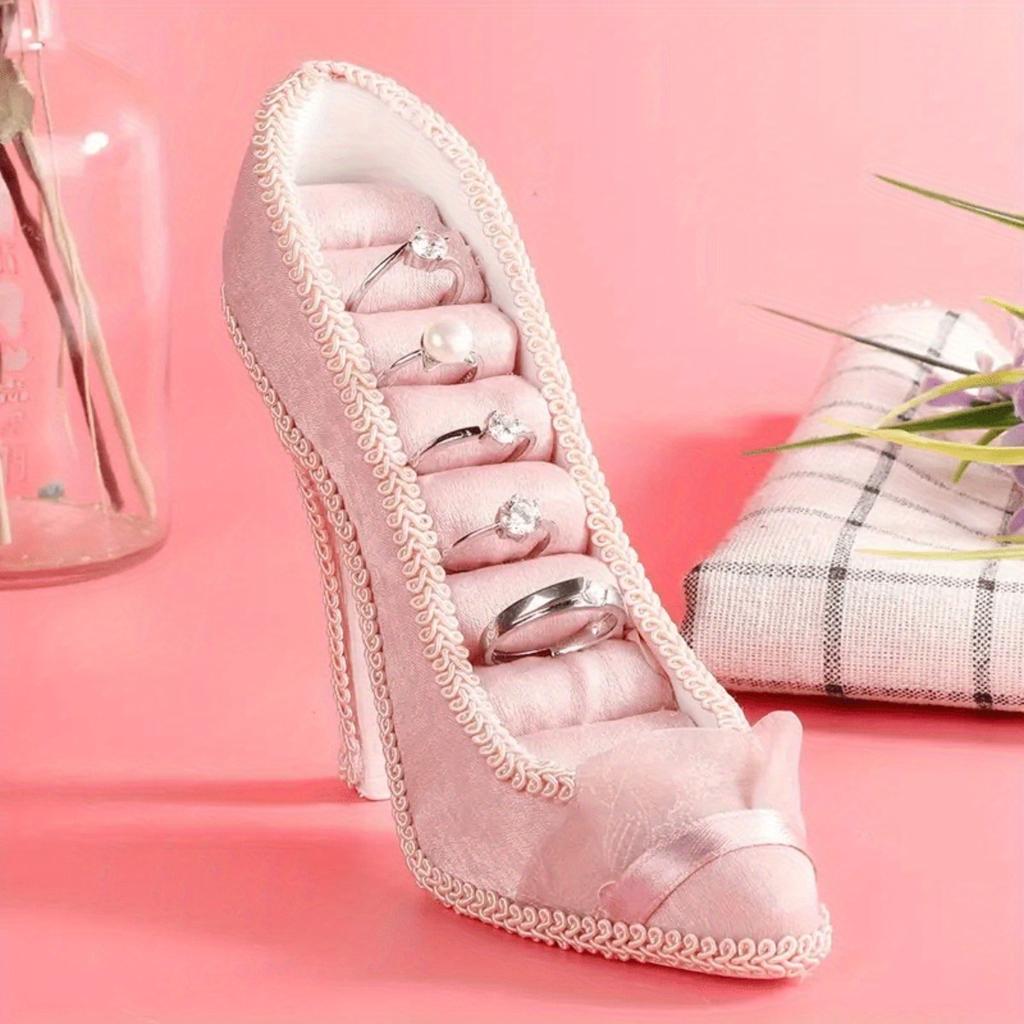 1/2 Stück-Schreibtisch Schmuckständer High Heels Schmuckständer, Ohrringe, Ringständer, Schreibtischdekoration, Schmuckaufbewahrung