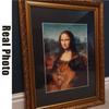 Vintage-Druck, Mona, verändertes Kunstposter, klassisches Ölgemälde, Mona Lisa, Neon-Leinwanddruck, Da Vinci-Leinwanddruck, Wandkunst, Heimdekoration