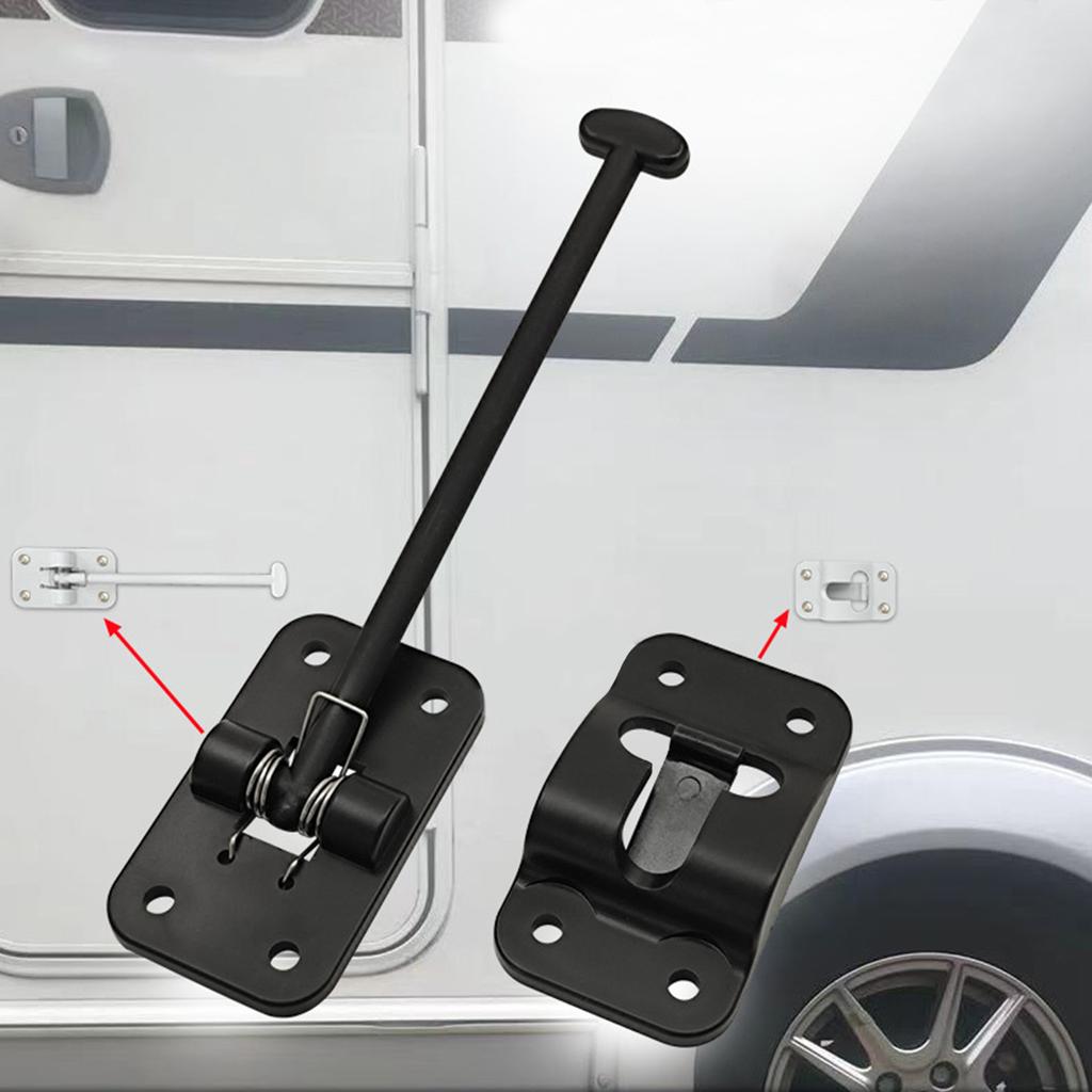 6 zoll Tür Latch Halter Fangen für Anhänger Camper Ersatz T-Stil Tür Halten Haken Kunststoff Fangen Latch Halter