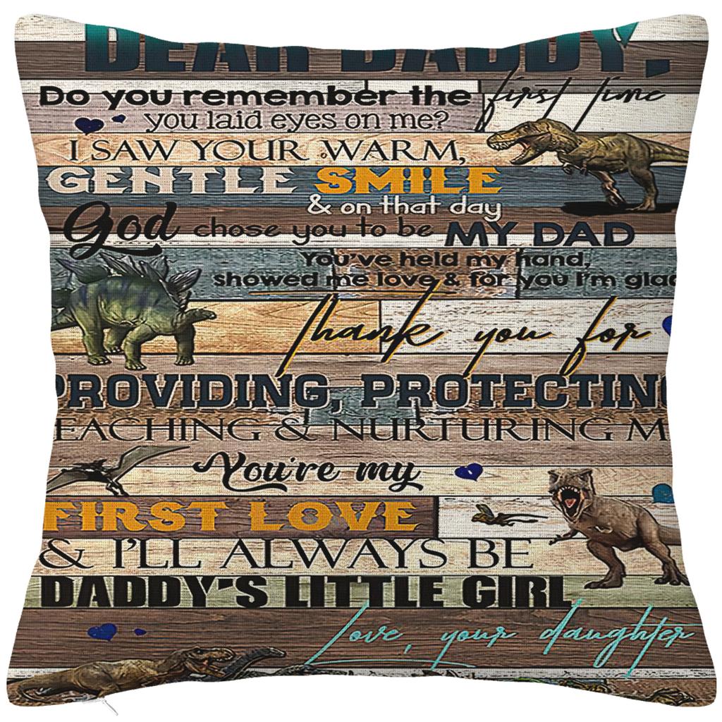Retro nostalgic style text printed linen pillowcase, living room sofa cushion cover, home decoration throw pillows 40x40