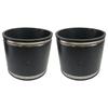 Utility Line Service Pipe Coupling with Rubber Sleeve and Steel Band Fasteners, 2 Pack for Drain Repair Work Use