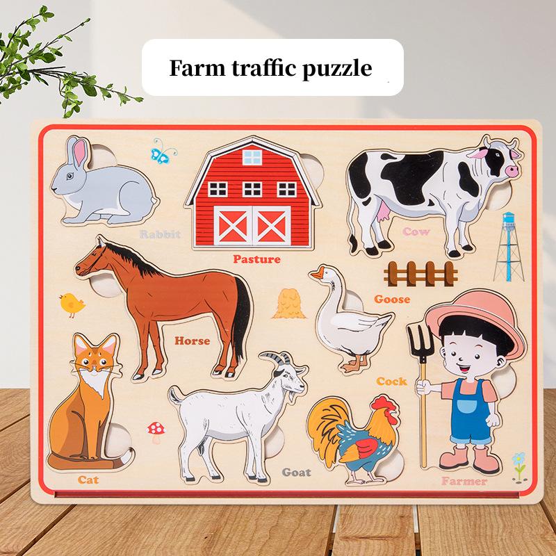 

Puzzle Magnetic Toy Grappling Board Logical Thinking Training Matching Game Gift Style D