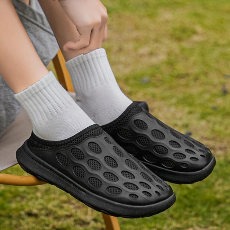 Mesh Slippers for Men,summer New Style Light Home and Outdoor Sandals,breathable Beach Slippers,soft Soled Men's Sandals