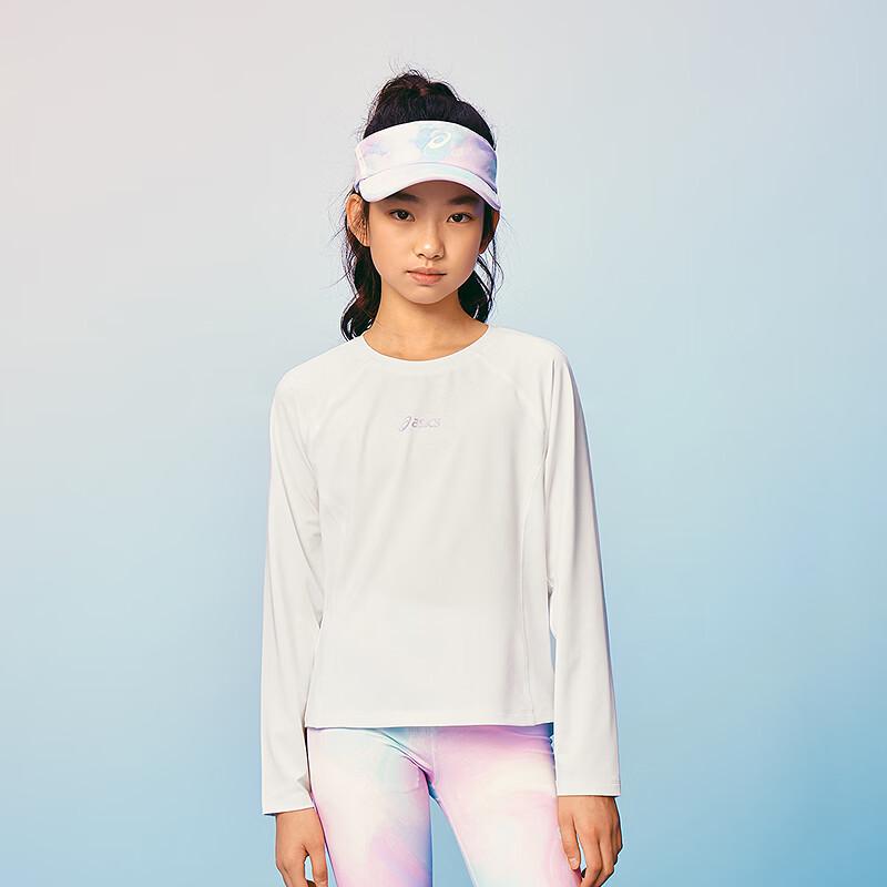 Asics Girls' Moisture-Wicking Printed Long-Sleeve T-Shirt