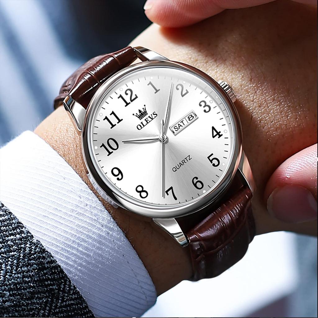 Relógio Masculino Olevs Elegante para Negócios – Casual Simples