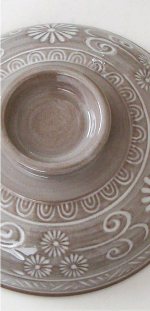 Ishigaki Mishima No. 8 Earthenware Pot, Non-Boiling, Direct Heat, Serves 3-4 People, 4687