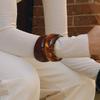 Yori Hot Style White Black Brown Resin Chunky Hoop Bracelet Bangle Daily Trendy Jewelry Gift Waterproof Accessory
