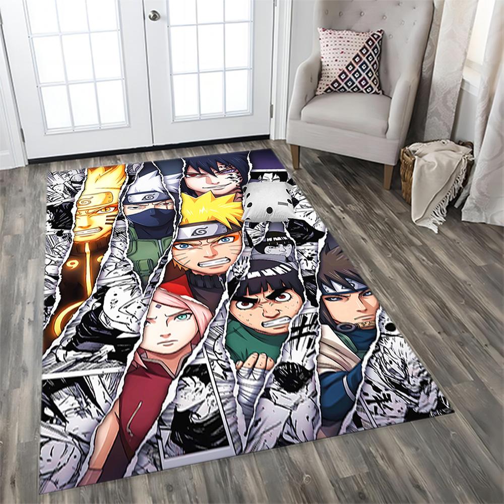 Naruto's Fire Mode for Living Room, Bedroom Rug, Study Room, Hallway Decoration, Perfect for Home Decoration or Holiday Gifts