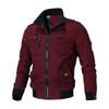 Bomber Jacket Men Fashion Casual Windbreaker Jacket Coat Men Spring Autumn Outwear Stand Slim Outwear Jacket Mens Plus Size