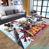 Bathroom Carpet Anime Uzumaki Naruto Cartoon Plush Rug Living Room Floor Mat Kitchen Bedroom Washable Non-slip Door Mats
