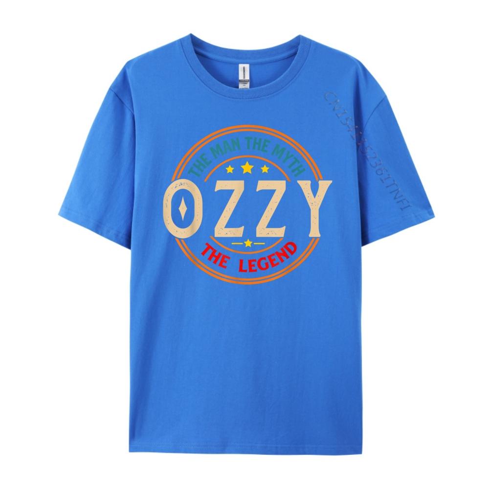 Ozzy Der Mann Der Mythos Die Legende Personalisierte Grafik T-Shirts Herren Übergroß Bedrucktes T-Shirt T-Shirt Normal