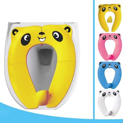 Children's Foldable Toilet Seat Children's Auxiliary Toilet Travel Toilet Seat with Splash-proof