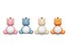 RGB Bluetooth Speaker Lamp with Colorful Ambient Light and Mobile Control - Creative Little Bear Design for Bedroom and Study